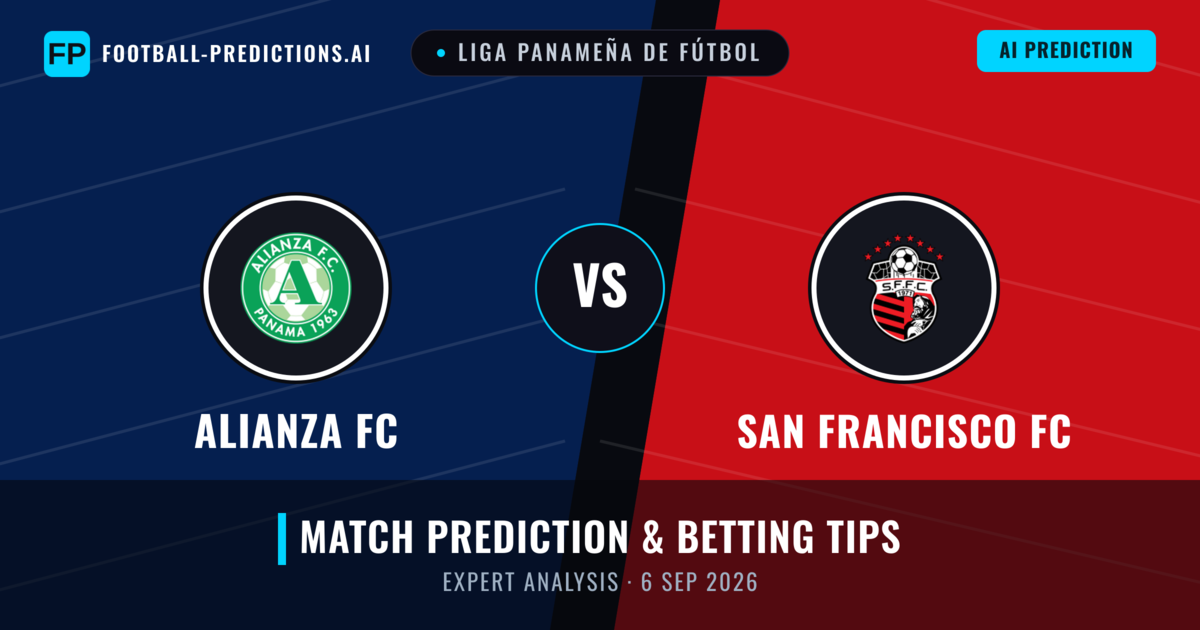 Alianza FC vs San Francisco FC — match prediction & preview