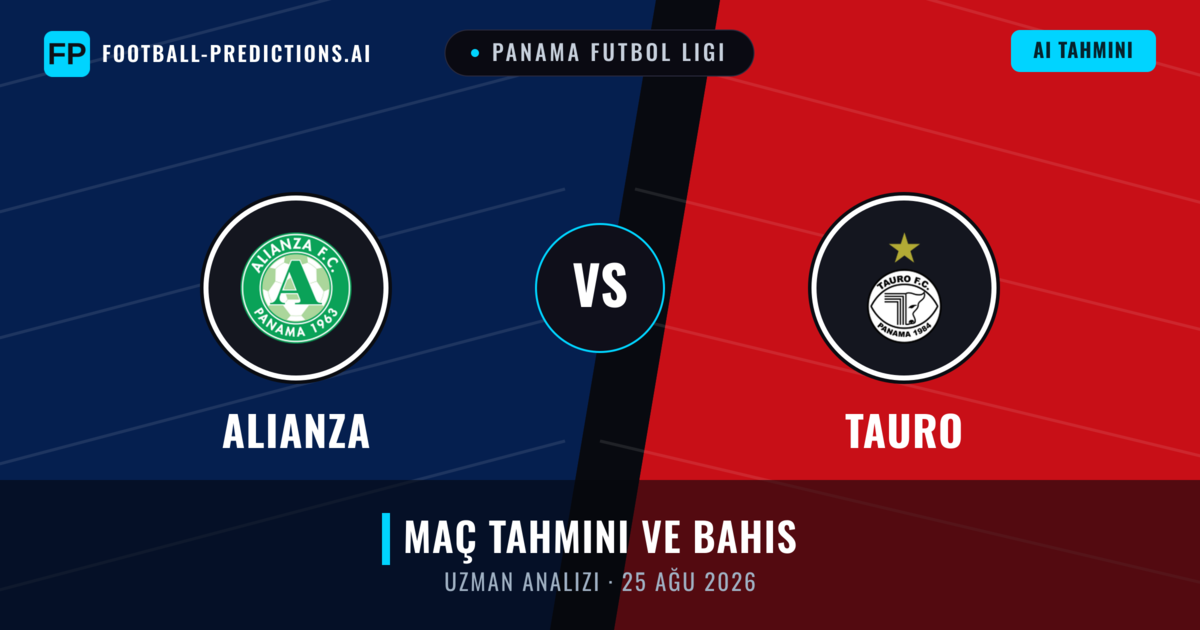 Alianza - Tauro — maç tahmini ve önizleme