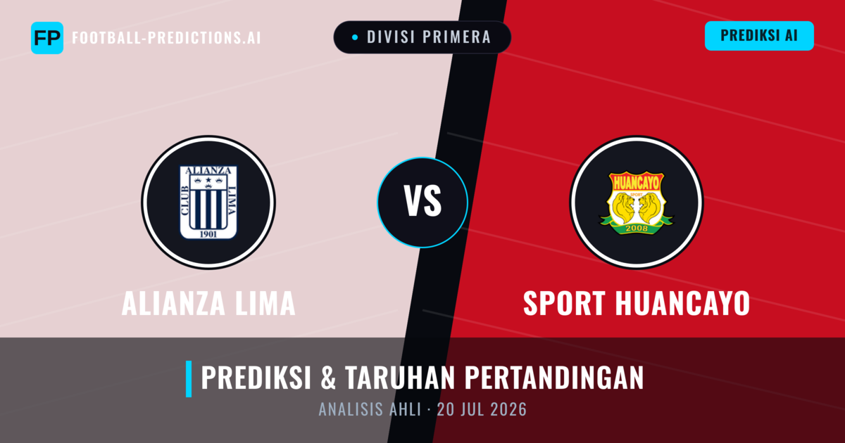 Alianza Lima vs Sport Huancayo — prediksi dan pratinjau pertandingan