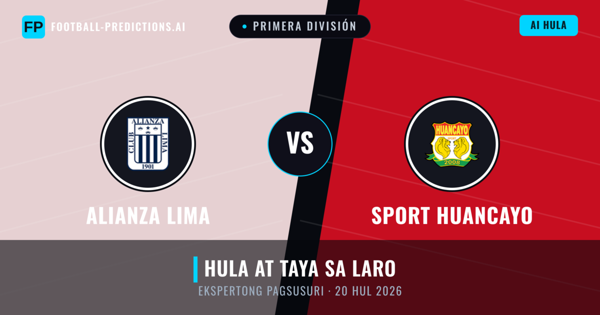 Alianza Lima vs Sport Huancayo — hula at preview ng laban