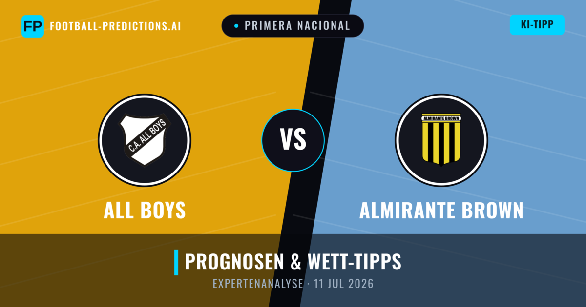 All Boys vs Almirante Brown — Prognose und Spielvorschau