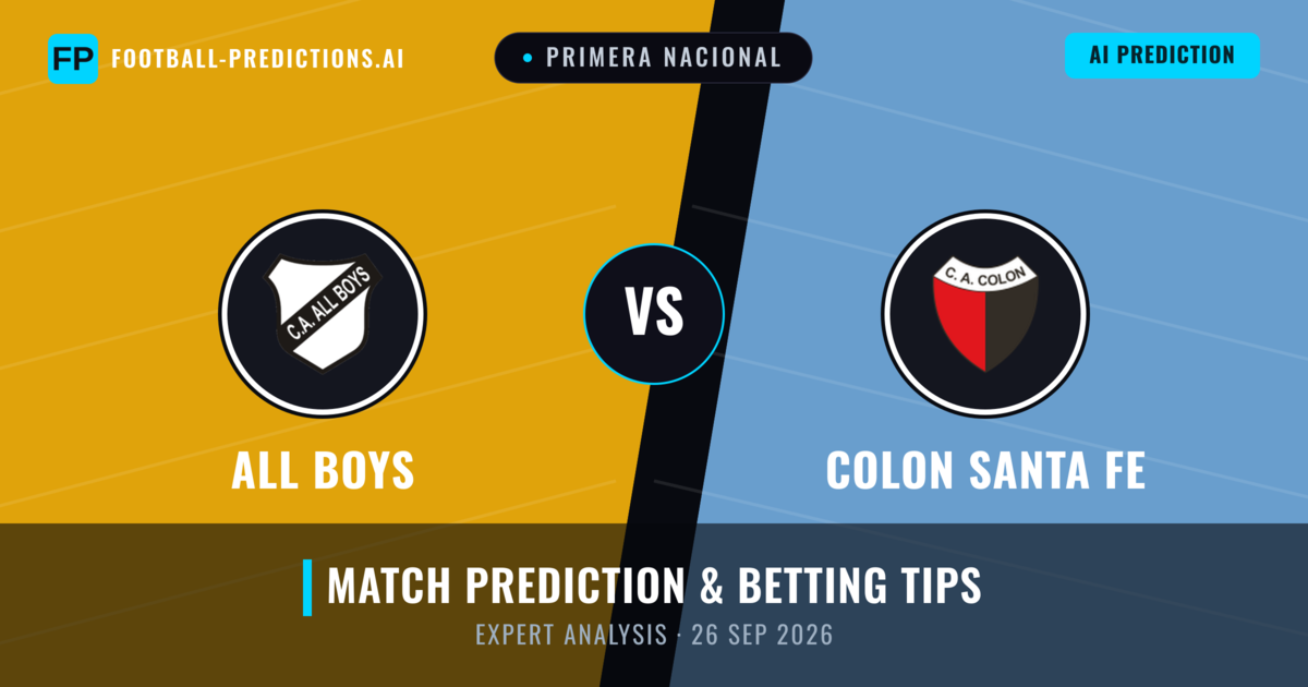 All Boys vs Colon Santa Fe — match prediction & preview
