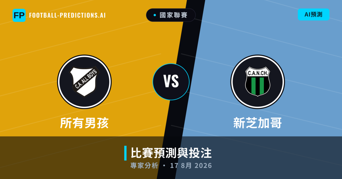 所有男孩 vs 新芝加哥 — 比赛预测和前瞻
