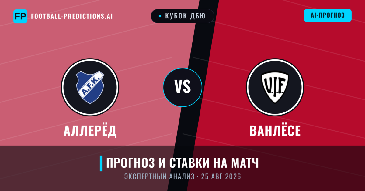 Аллерёд – Ванлёсе — прогноз и превью матча
