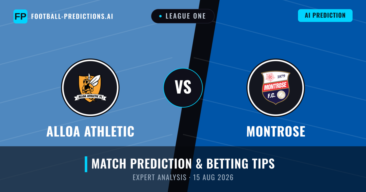 Alloa Athletic vs Montrose — match prediction & preview