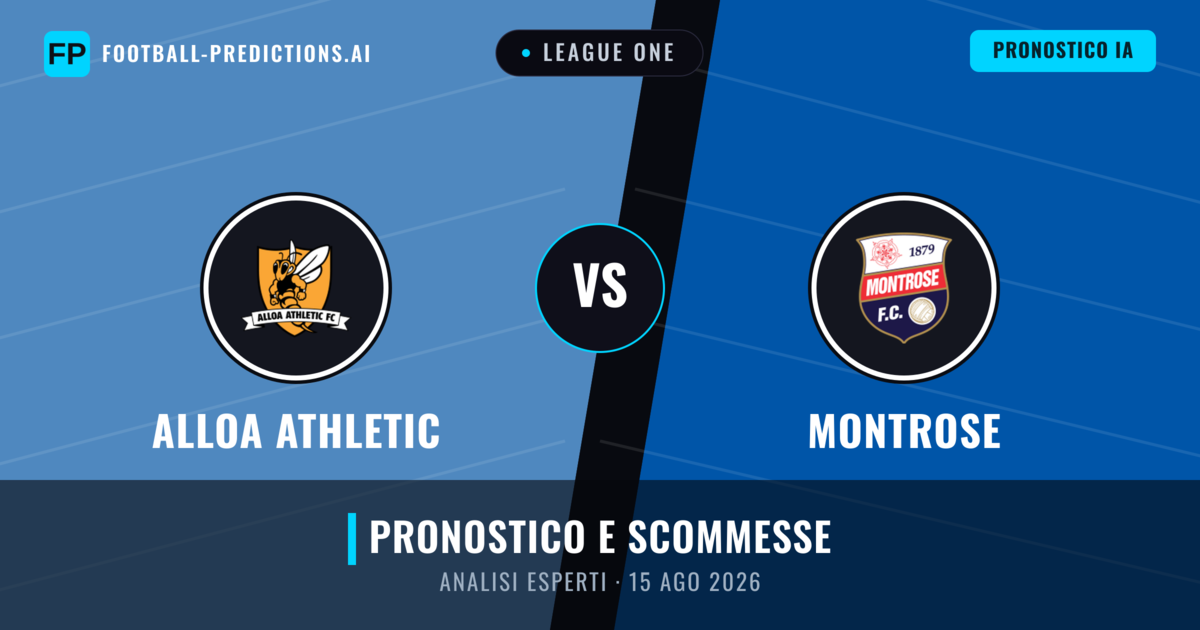 Alloa Athletic vs Montrose — pronostico e anteprima del match