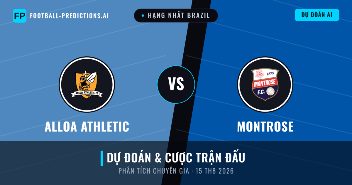 Alloa Athletic vs Montrose — dự đoán và xem trước trận đấu