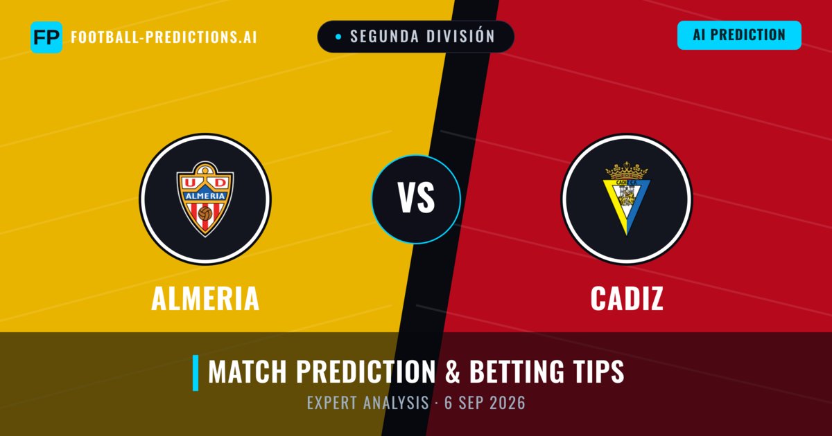 Almeria vs Cadiz — match prediction & preview