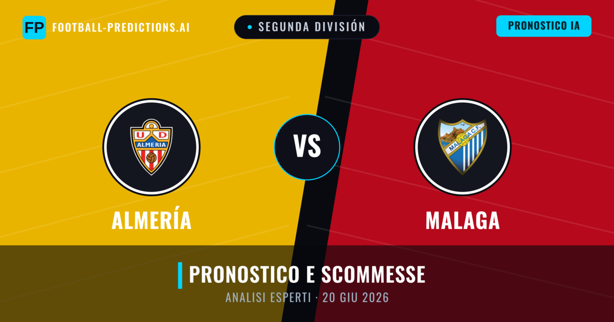 Almería vs Malaga — pronostico e anteprima del match
