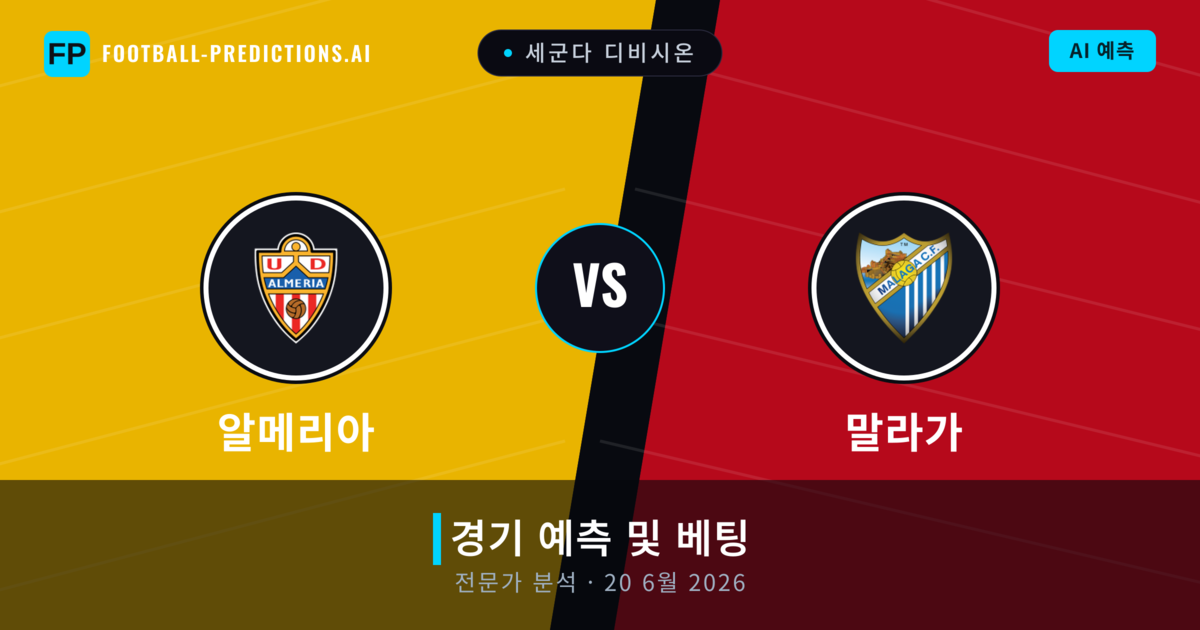 알메리아 대 말라가 — 경기 예측 및 프리뷰