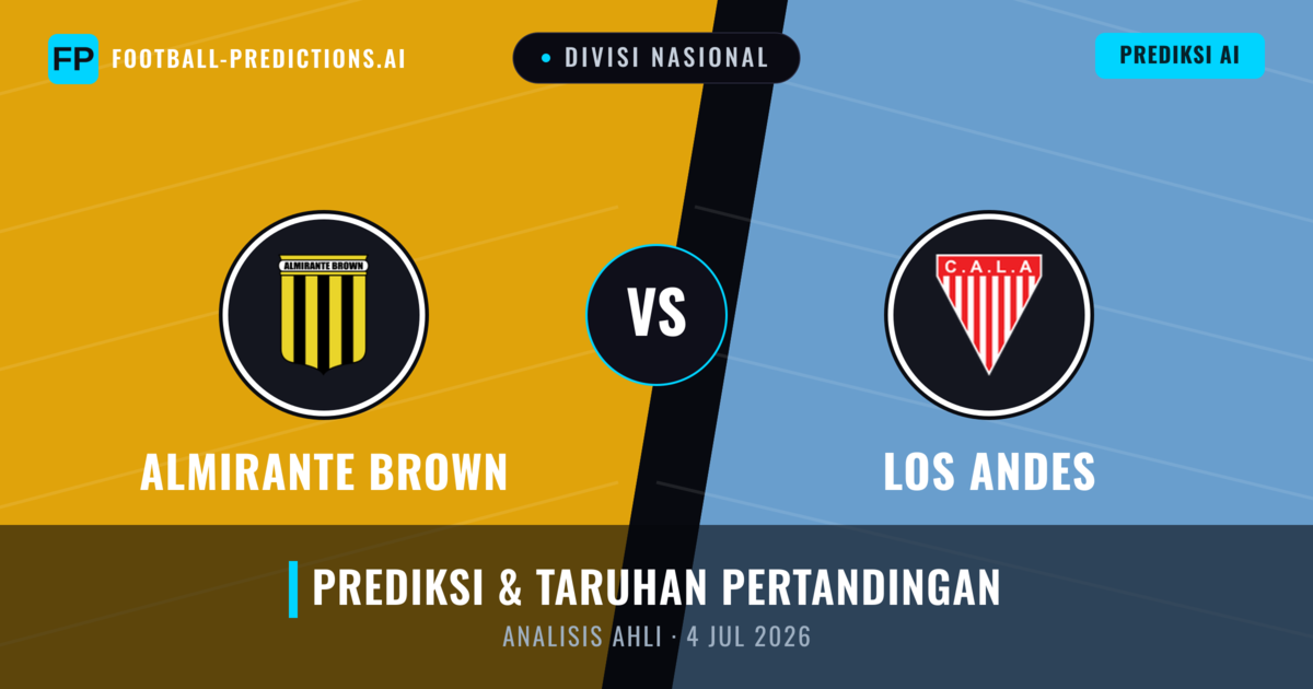 Almirante Brown vs Los Andes — prediksi dan pratinjau pertandingan
