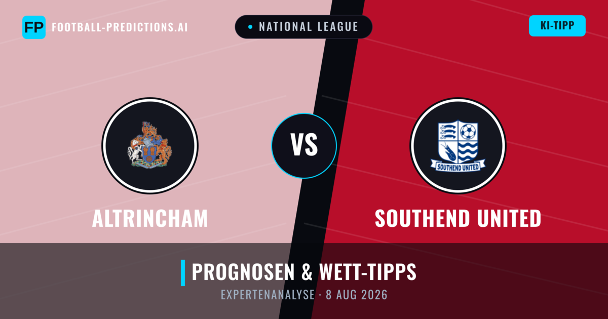 Altrincham vs Southend United — Prognose und Spielvorschau