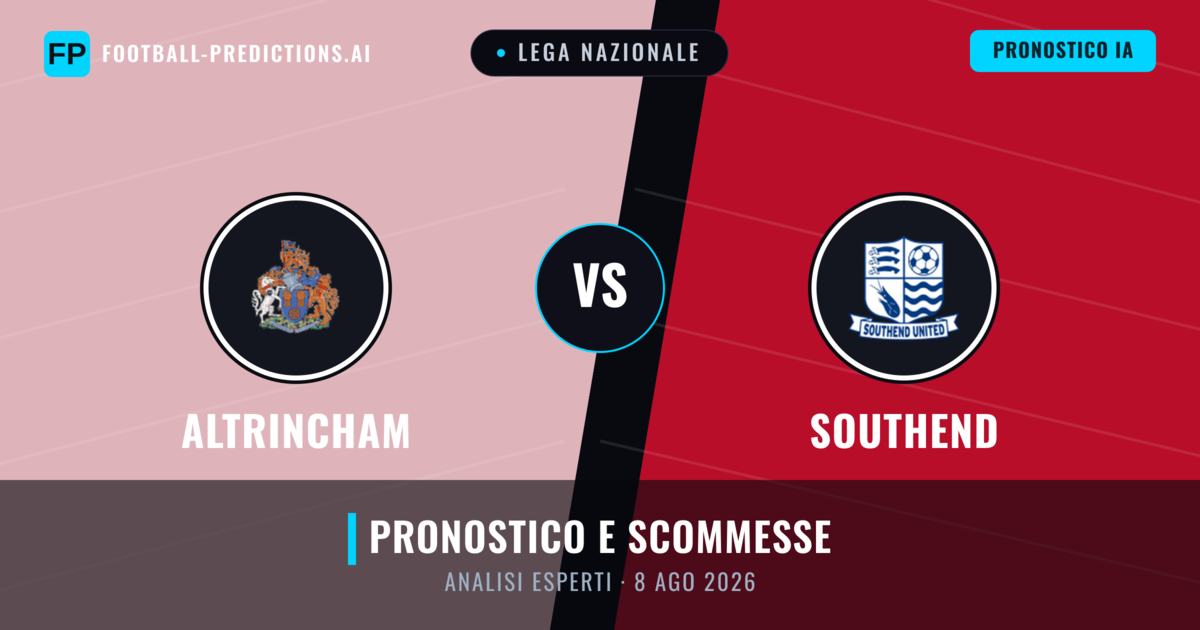 Altrincham vs Southend — pronostico e anteprima del match