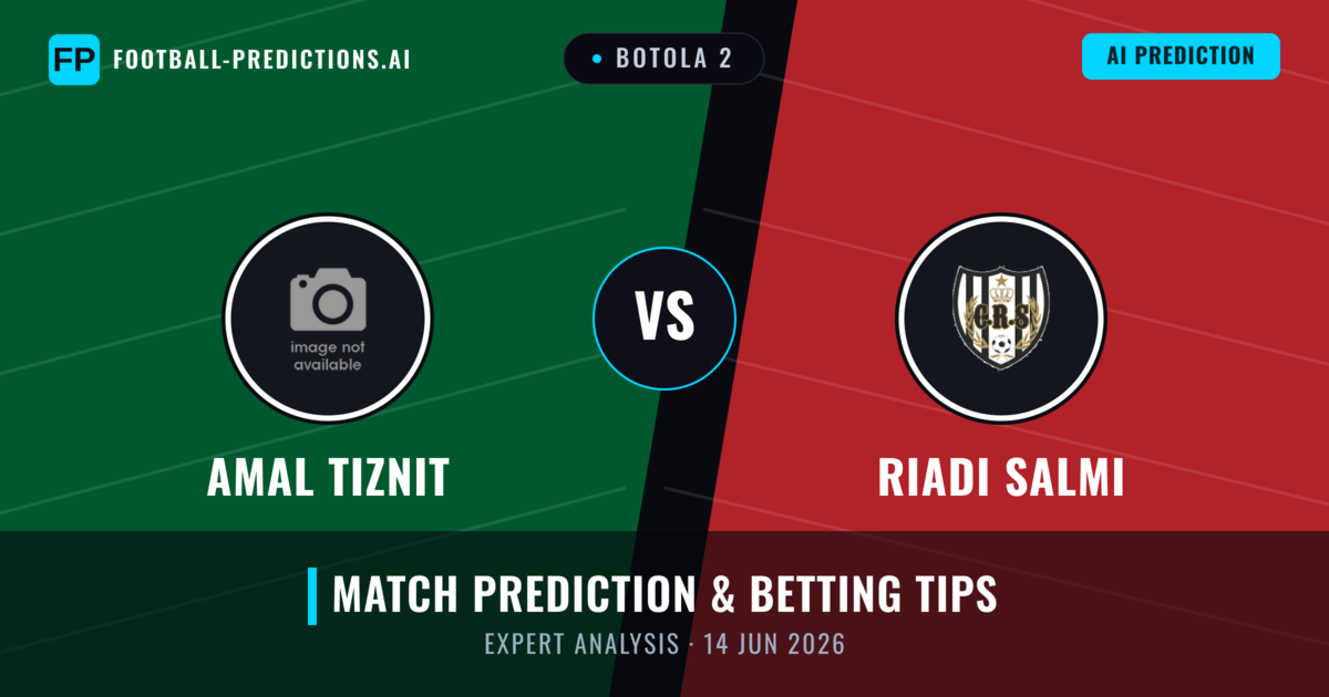 Amal Tiznit vs Riadi Salmi — match prediction & preview