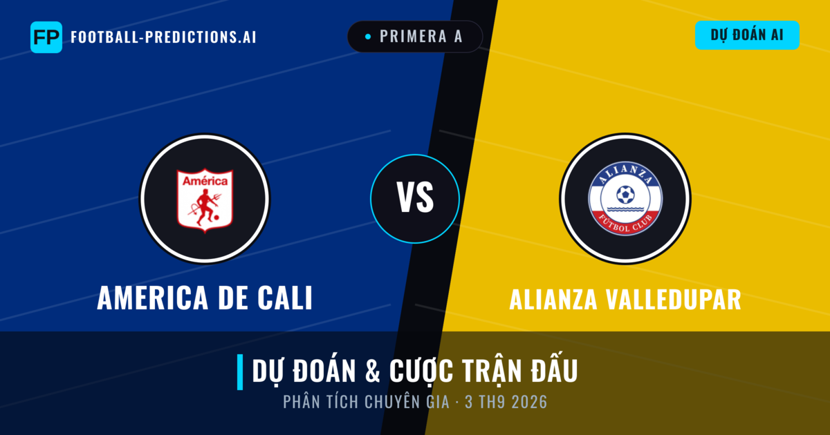 America de Cali vs Alianza Valledupar — dự đoán và xem trước trận đấu