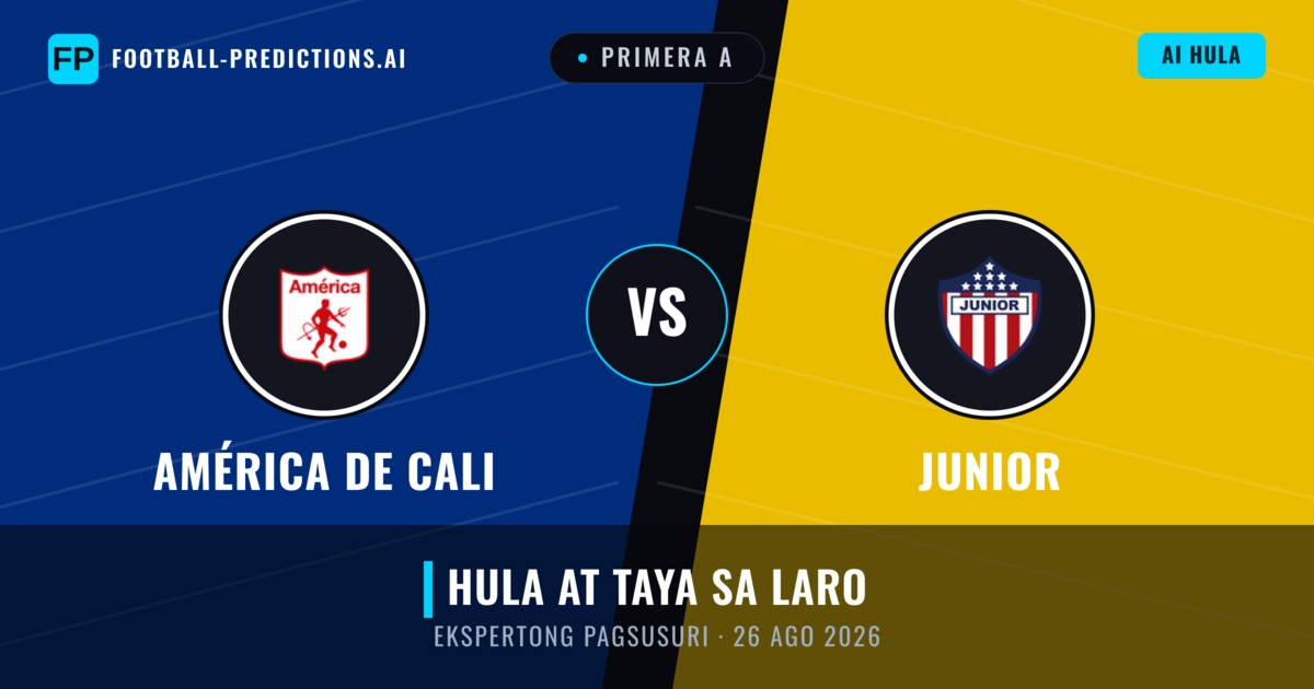 América de Cali vs Junior — hula at preview ng laban