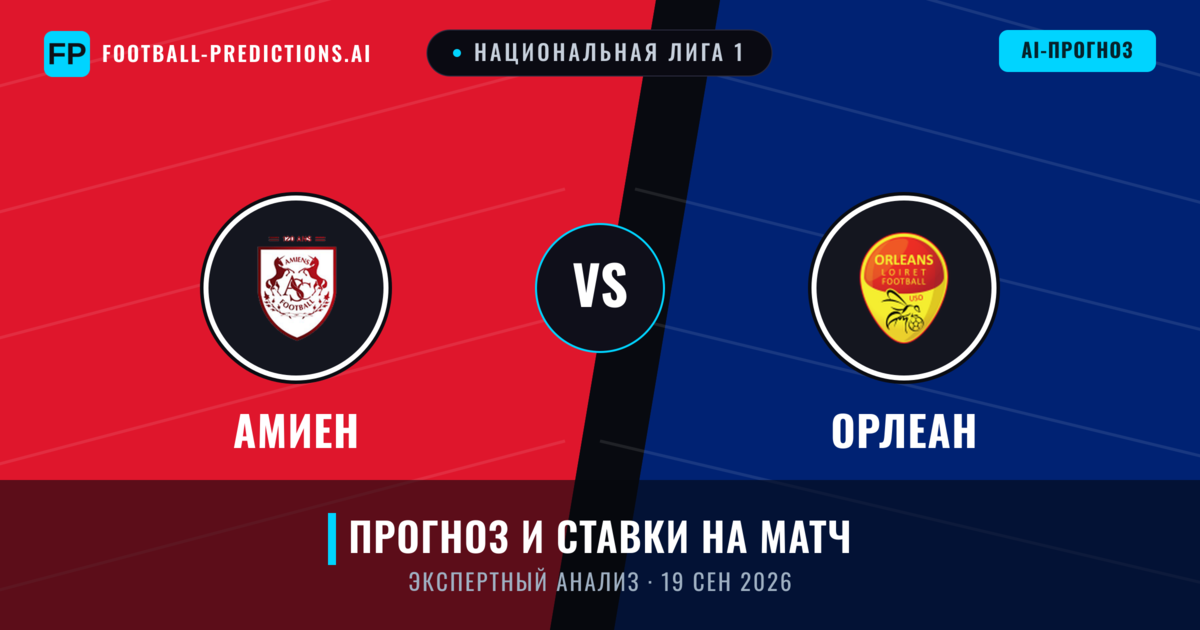 Амиен – Орлеан — прогноз и превью матча