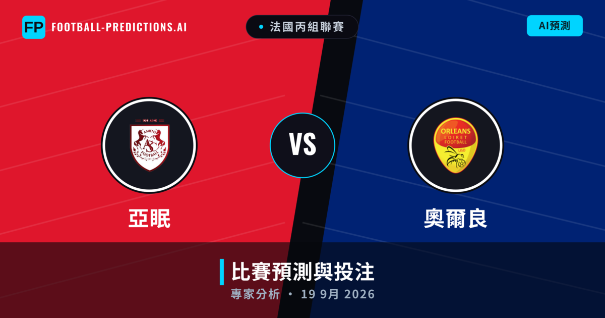 亞眠 vs 奧爾良 — 比赛预测和前瞻