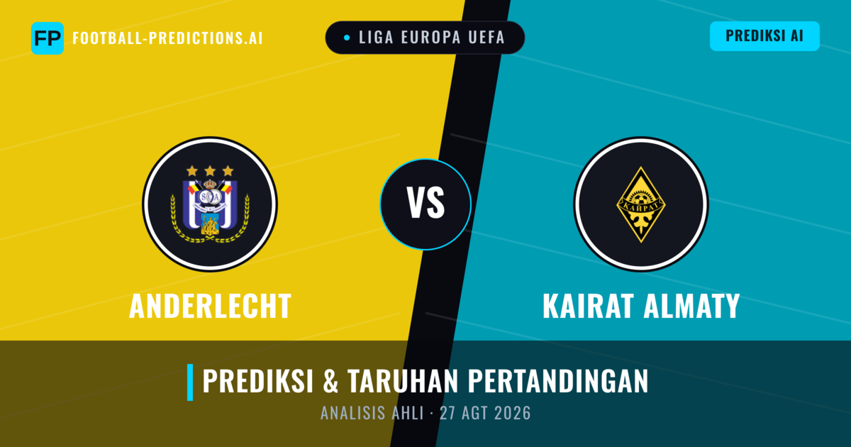 Anderlecht vs Kairat Almaty — prediksi dan pratinjau pertandingan
