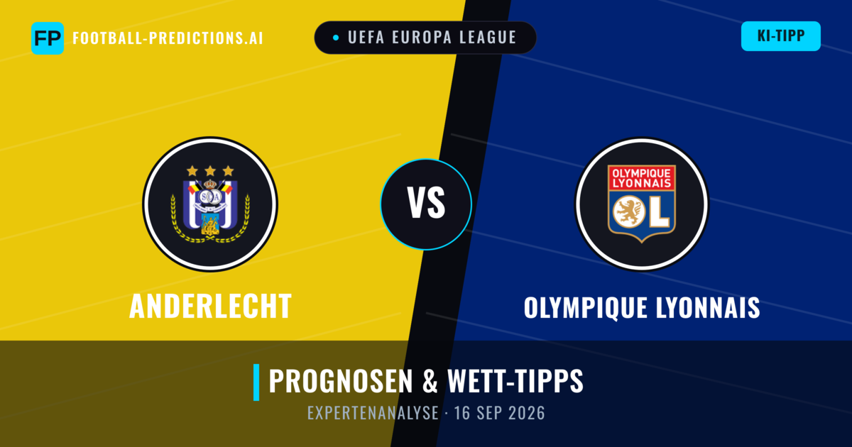 Anderlecht vs Olympique Lyonnais — Prognose und Spielvorschau