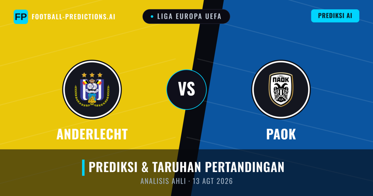Anderlecht vs PAOK — prediksi dan pratinjau pertandingan