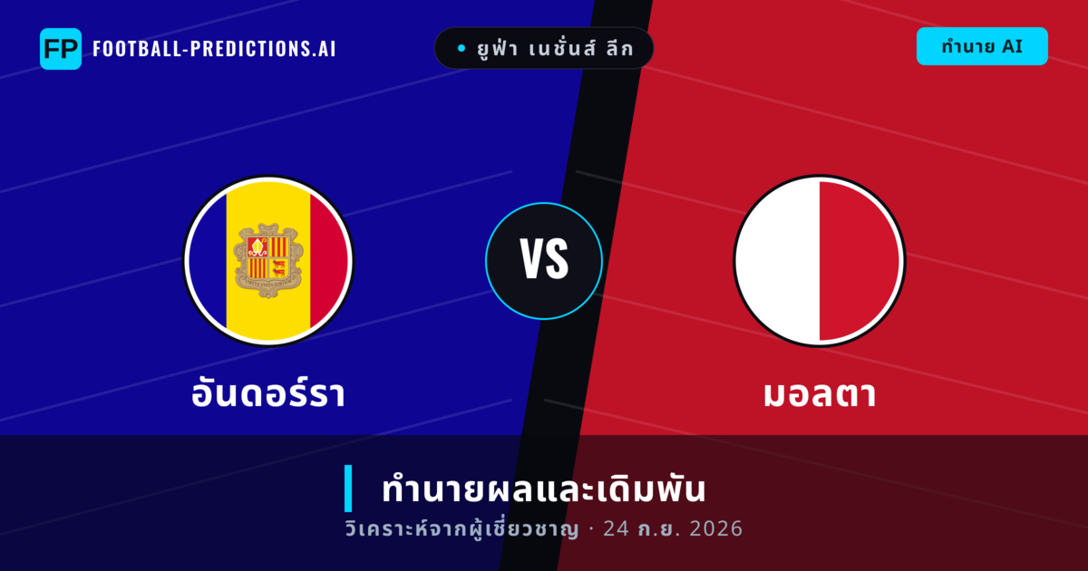 อันดอร์รา พบ มอลตา — ทำนายผลและพรีวิวการแข่งขัน