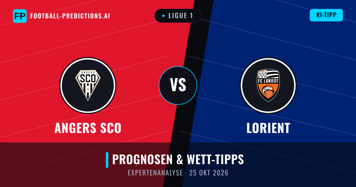 Angers SCO vs Lorient — Prognose und Spielvorschau