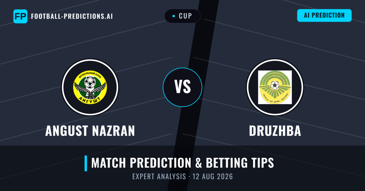 Angust Nazran vs Druzhba — match prediction & preview