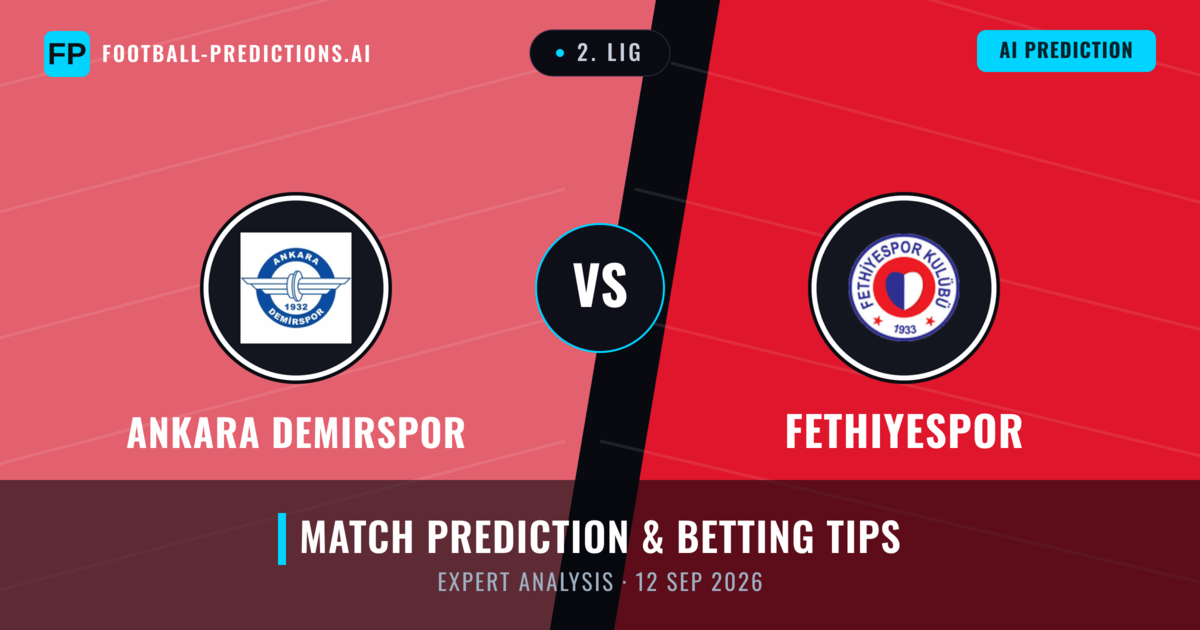 Ankara Demirspor vs Fethiyespor — match prediction & preview