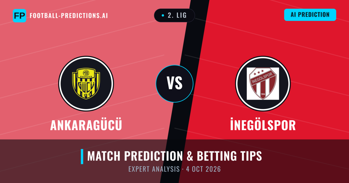 Ankaragücü vs İnegölspor — match prediction & preview
