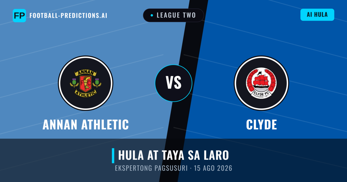 Annan Athletic vs Clyde — hula at preview ng laban
