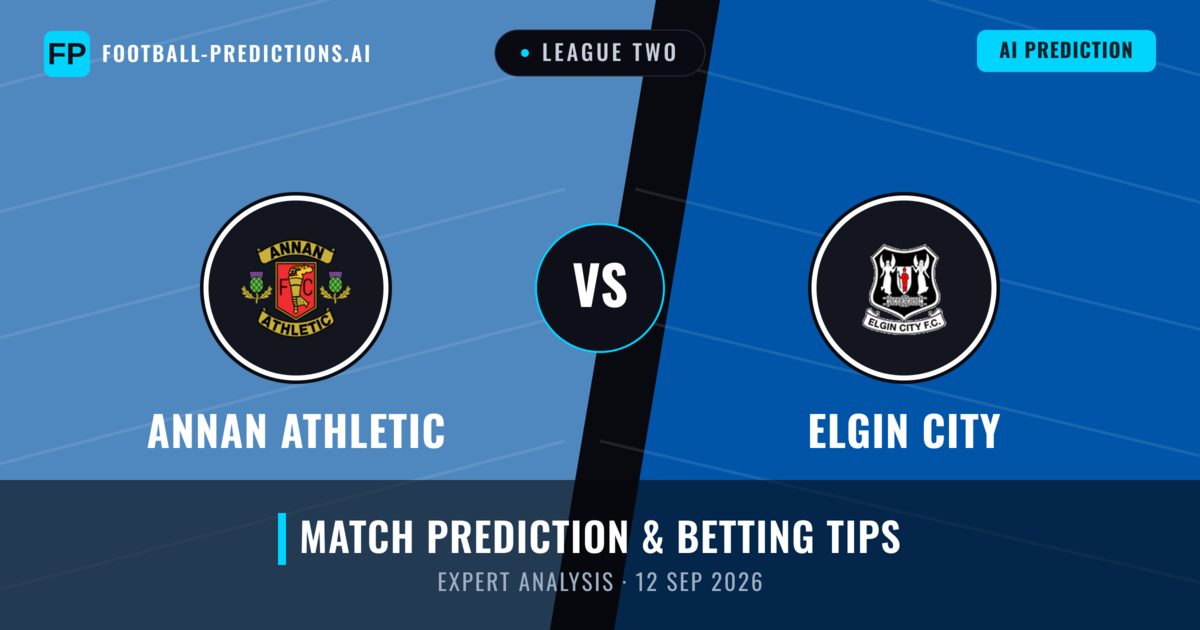 Annan Athletic vs Elgin City — match prediction & preview