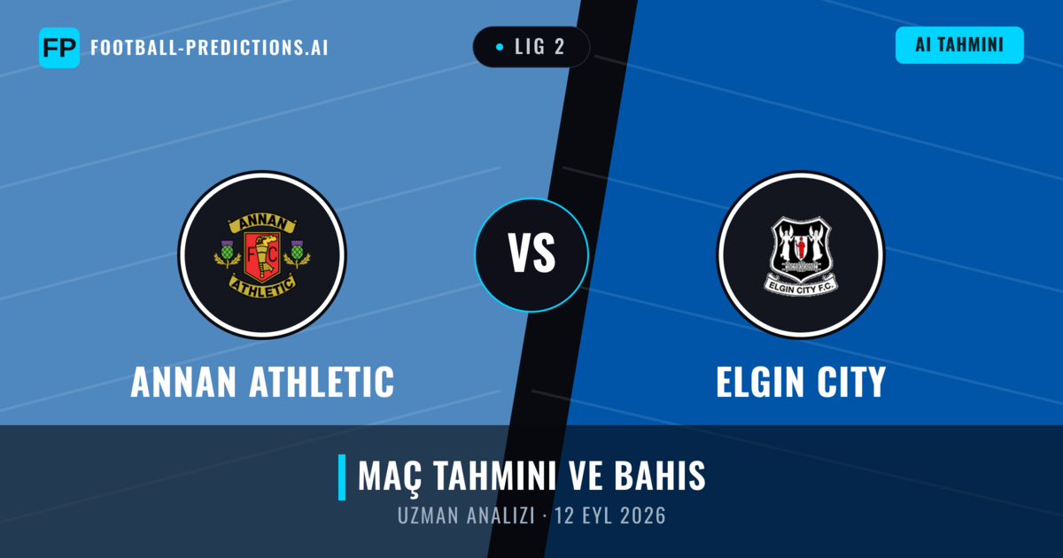 Annan Athletic - Elgin City — maç tahmini ve önizleme