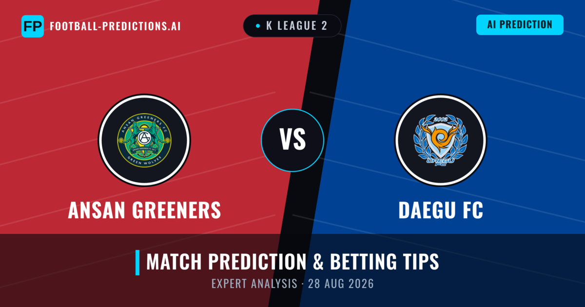 Ansan Greeners vs Daegu FC — match prediction & preview