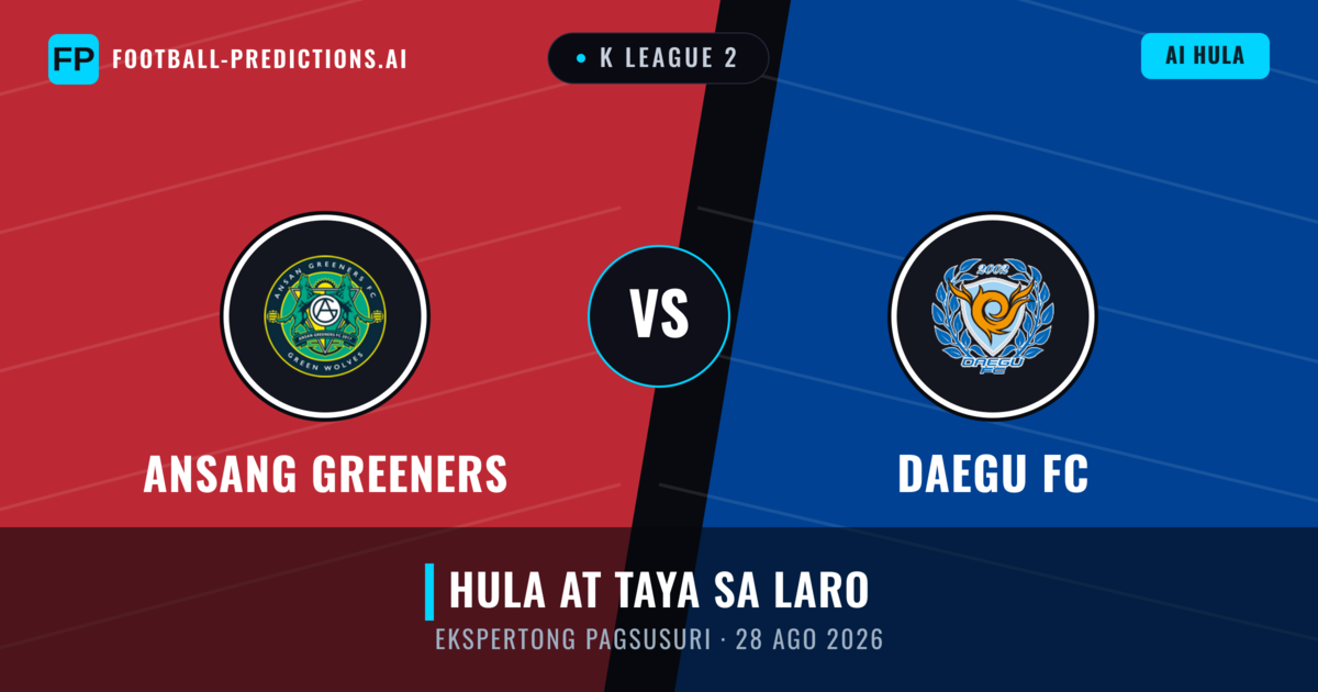 Ansang Greeners vs Daegu FC — hula at preview ng laban
