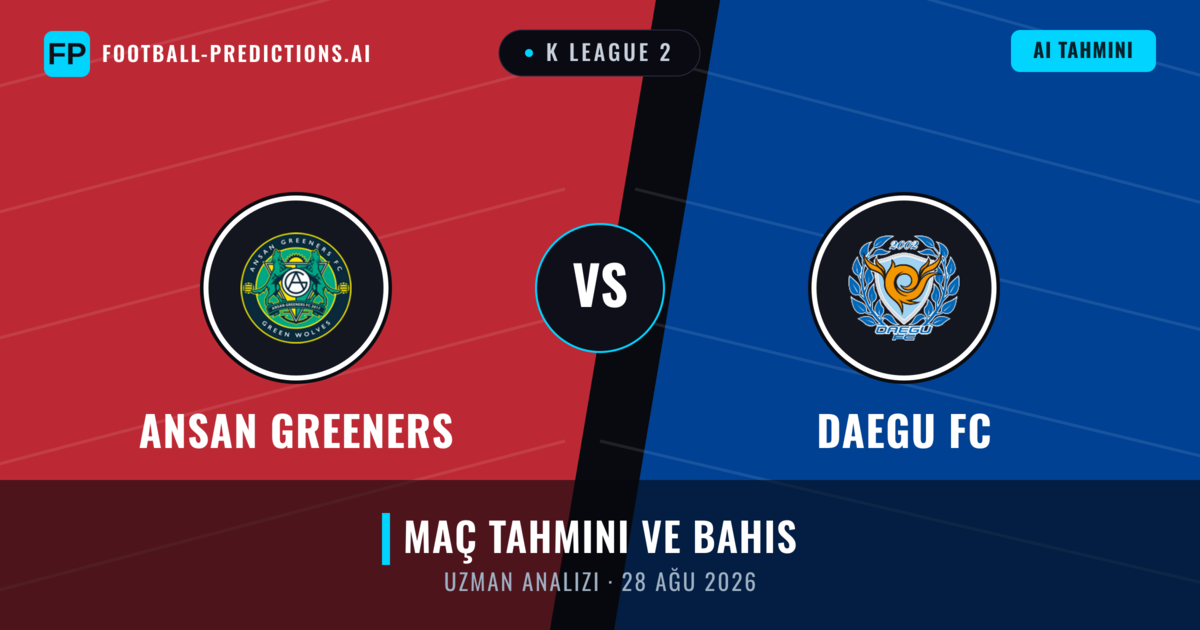 Ansan Greeners - Daegu FC — maç tahmini ve önizleme