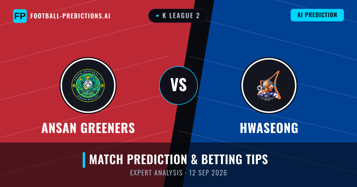 Ansan Greeners vs Hwaseong — match prediction & preview