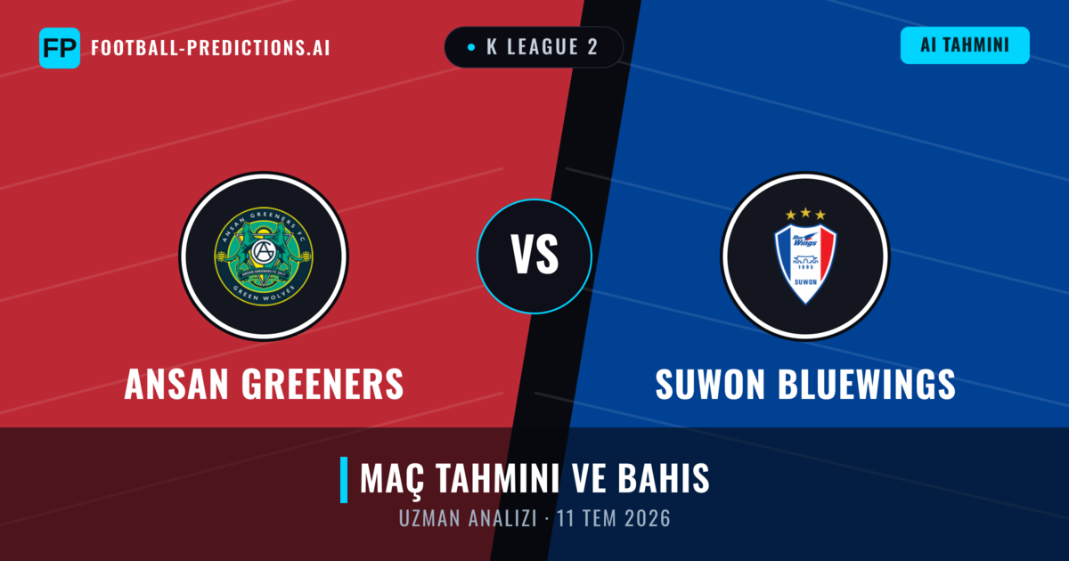 Ansan Greeners - Suwon Bluewings — maç tahmini ve önizleme