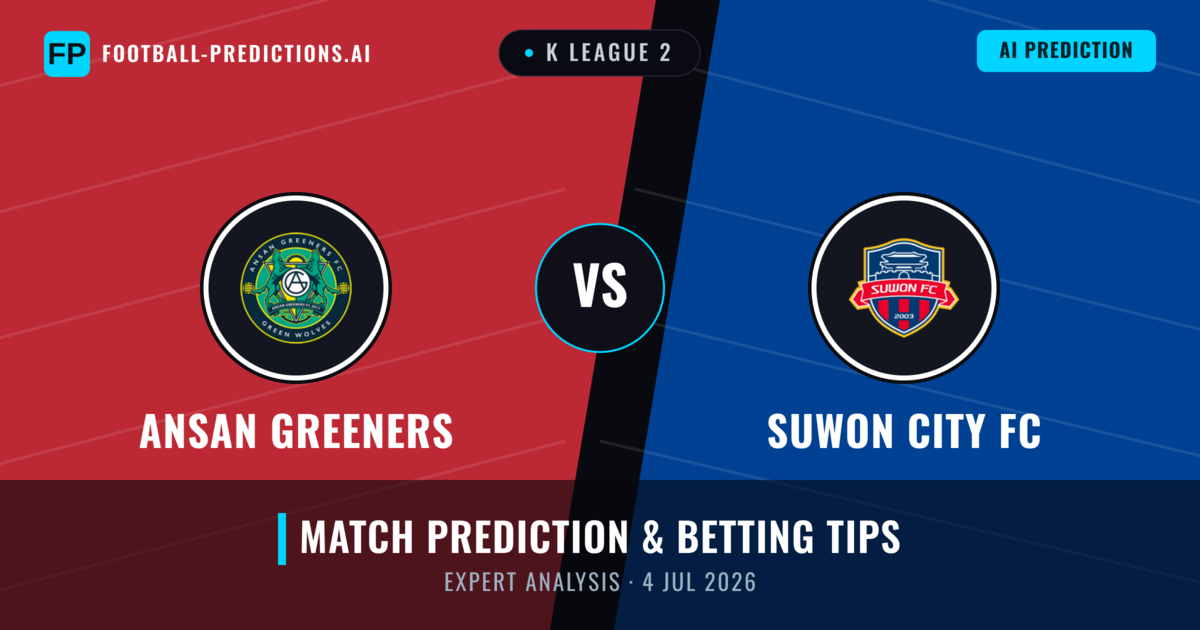 Ansan Greeners vs Suwon City FC — match prediction & preview