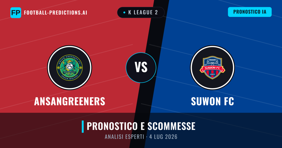 Ansangreeners vs Suwon FC — pronostico e anteprima del match