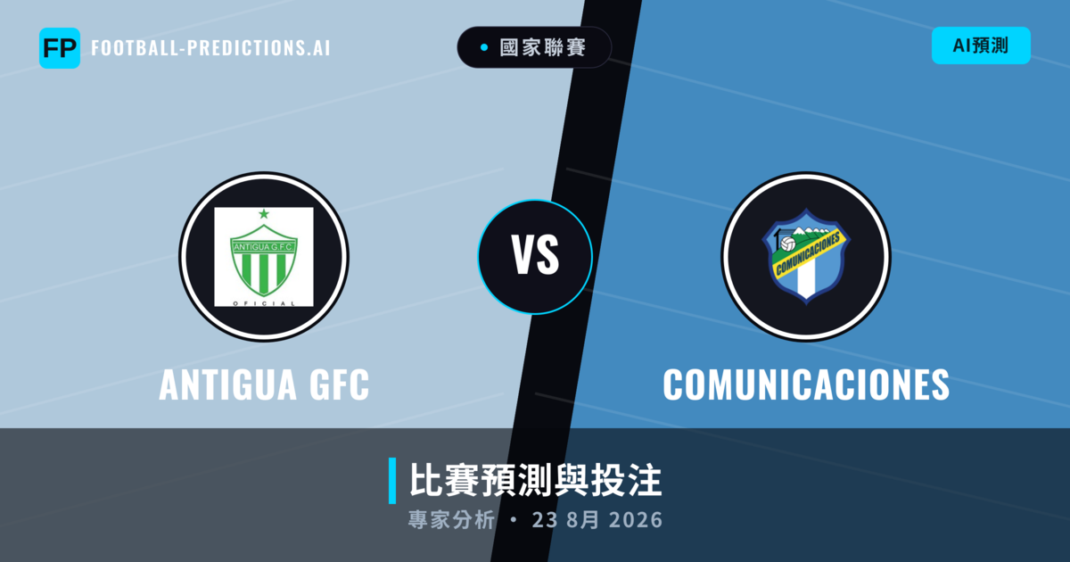 Antigua GFC vs Comunicaciones — 比赛预测和前瞻