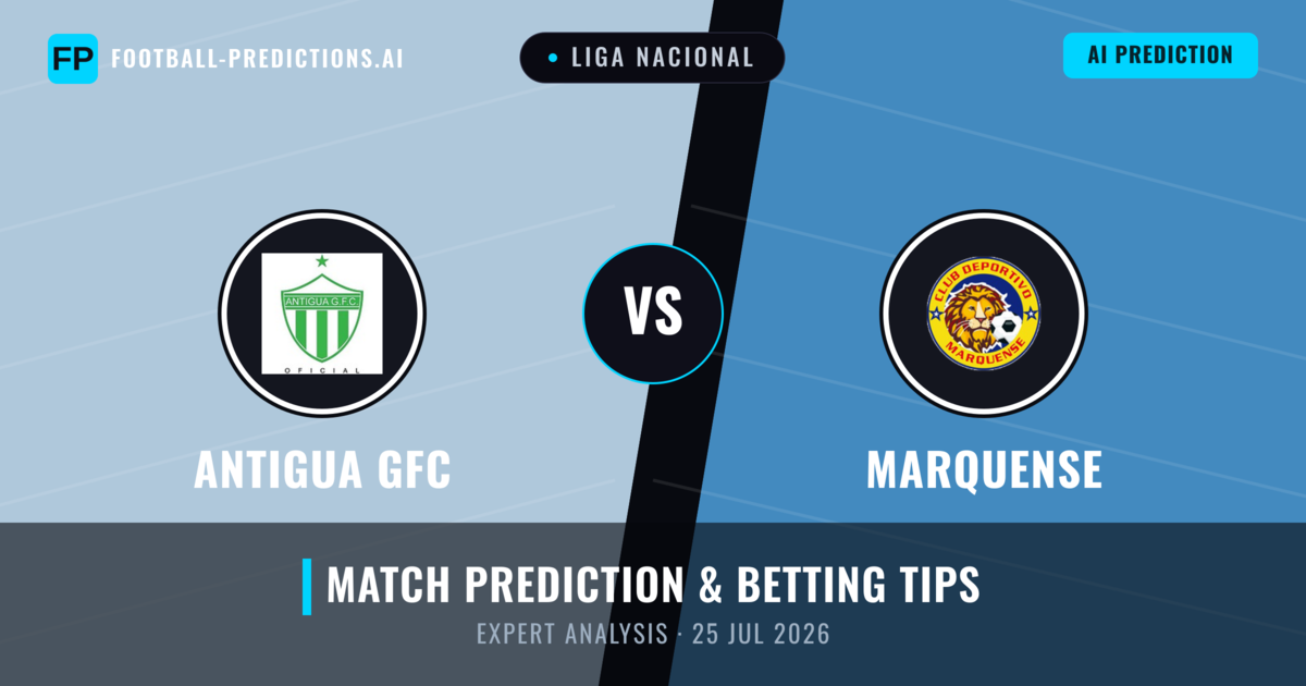 Antigua GFC vs Marquense — match prediction & preview