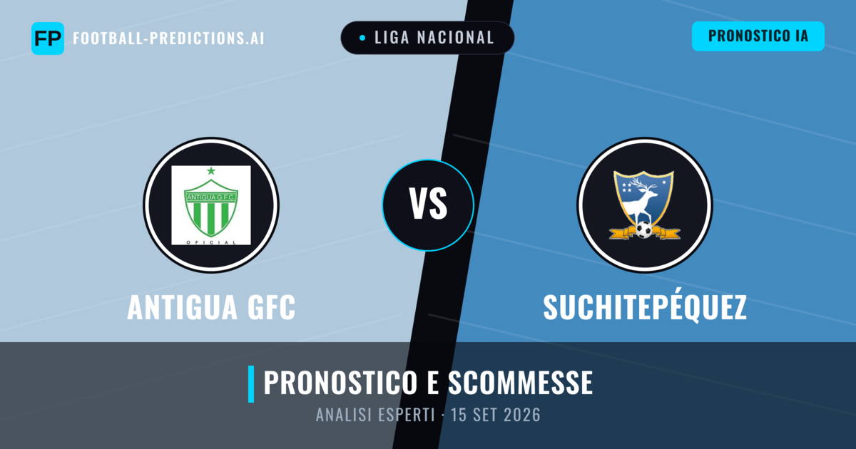 Antigua GFC vs Suchitepéquez — pronostico e anteprima del match