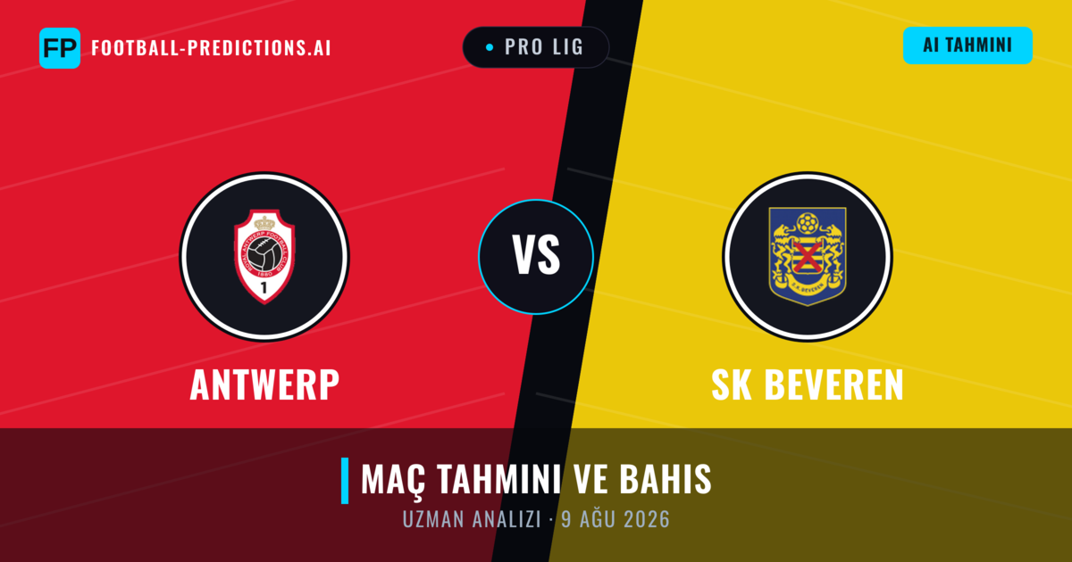 Antwerp - SK Beveren — maç tahmini ve önizleme