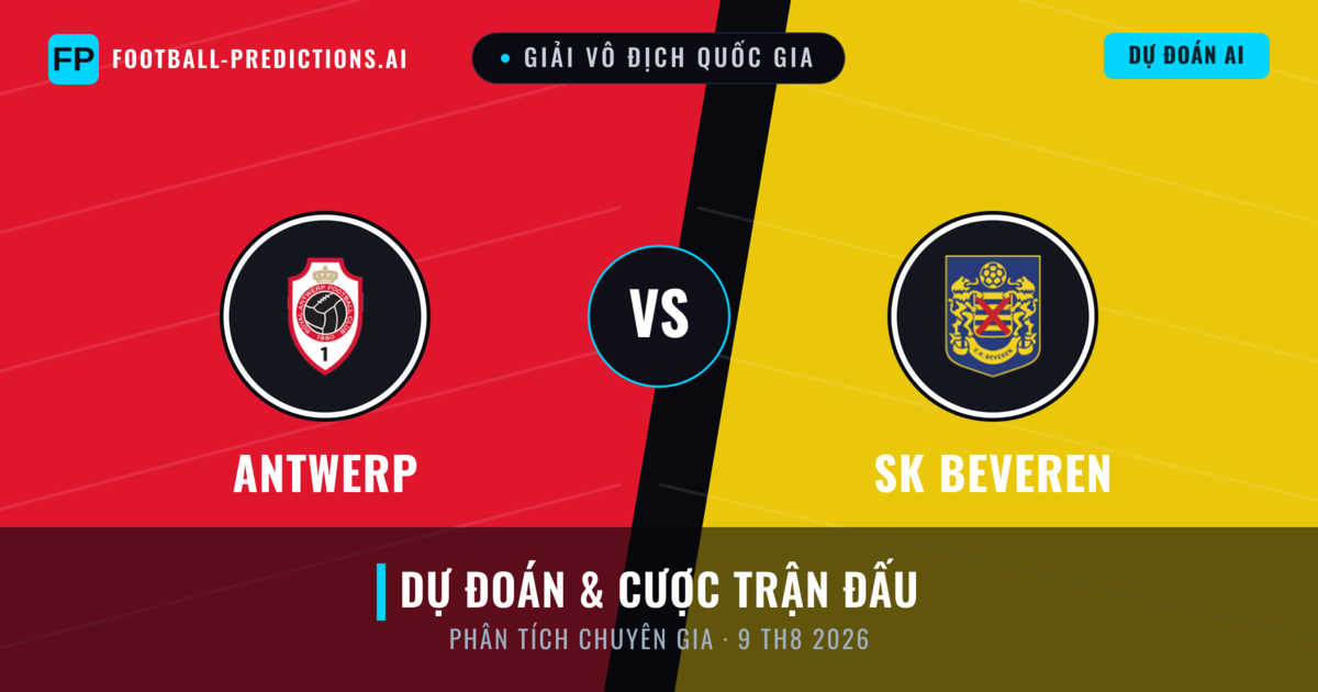 Antwerp vs SK Beveren — dự đoán và xem trước trận đấu