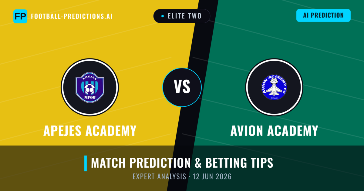 APEJES Academy vs Avion Academy — match prediction & preview