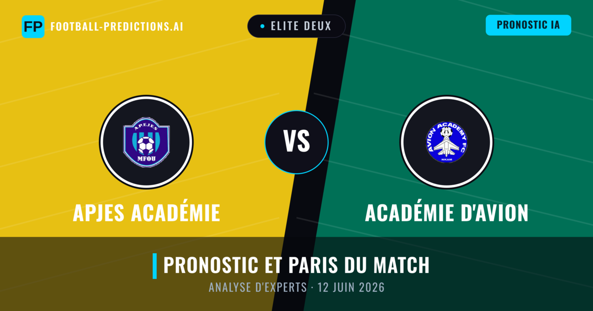 APJES Académie vs Académie d'Avion — pronostic et avant-match