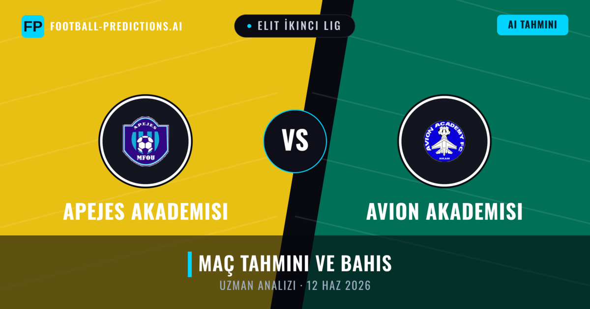 APEJES Akademisi - Avion Akademisi — maç tahmini ve önizleme