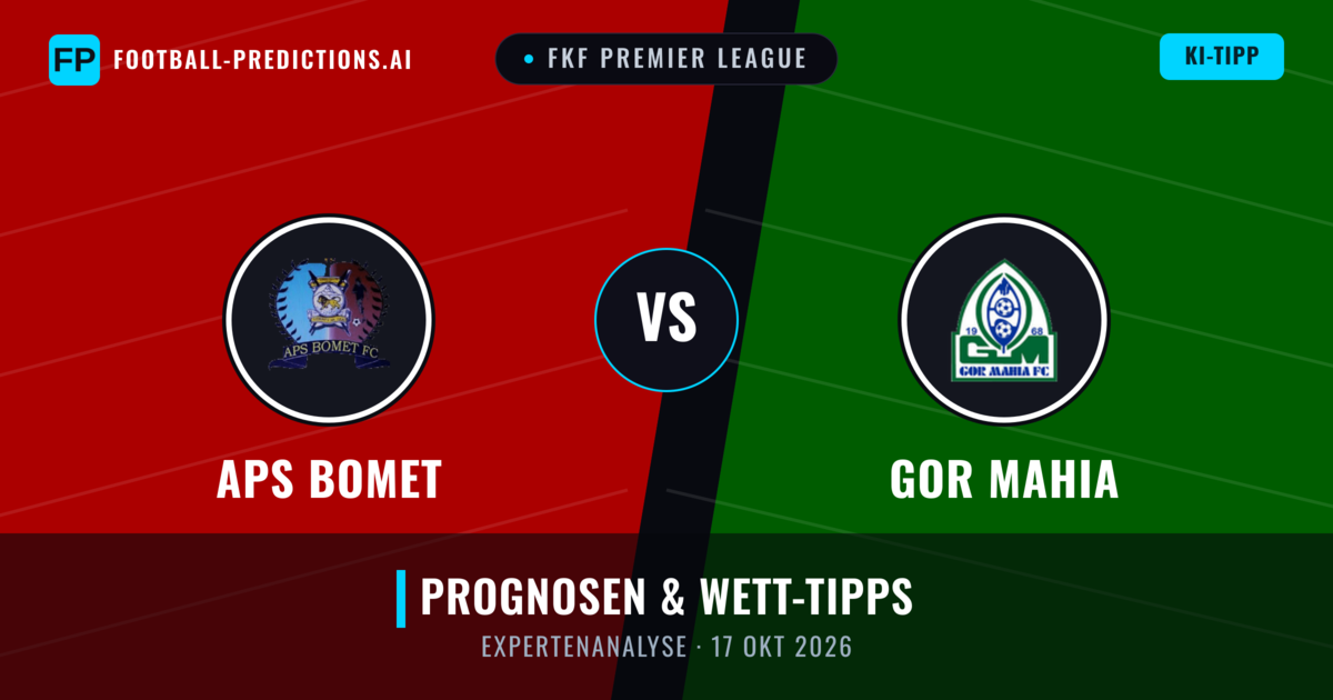 APS Bomet vs Gor Mahia — Prognose und Spielvorschau