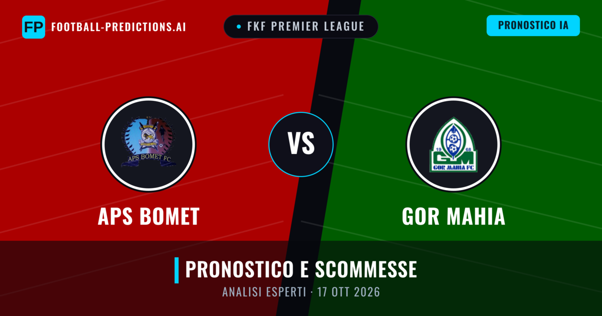 APS Bomet vs GOR Mahia — pronostico e anteprima del match